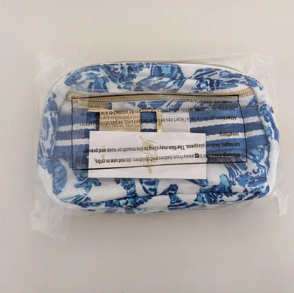 NWT! Lilly Pulitzer Jeanie Belt Bag In Resort White Shell Collector - Picture 7 of 16